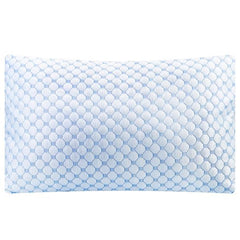 King Size Cooling Memory Foam Pillow – Gel-Infused Ventilated Bed Pillow with Breathable Cooling Fibers, Heat & Moisture Reduction, Machine Washable Cover